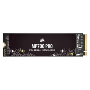 Unidad De Estado Sólido Corsair Mp700 Pro De 4 Tb Con Nvme Pcie 5.0 M.2 - Cssd-f4000gbmp700pnh