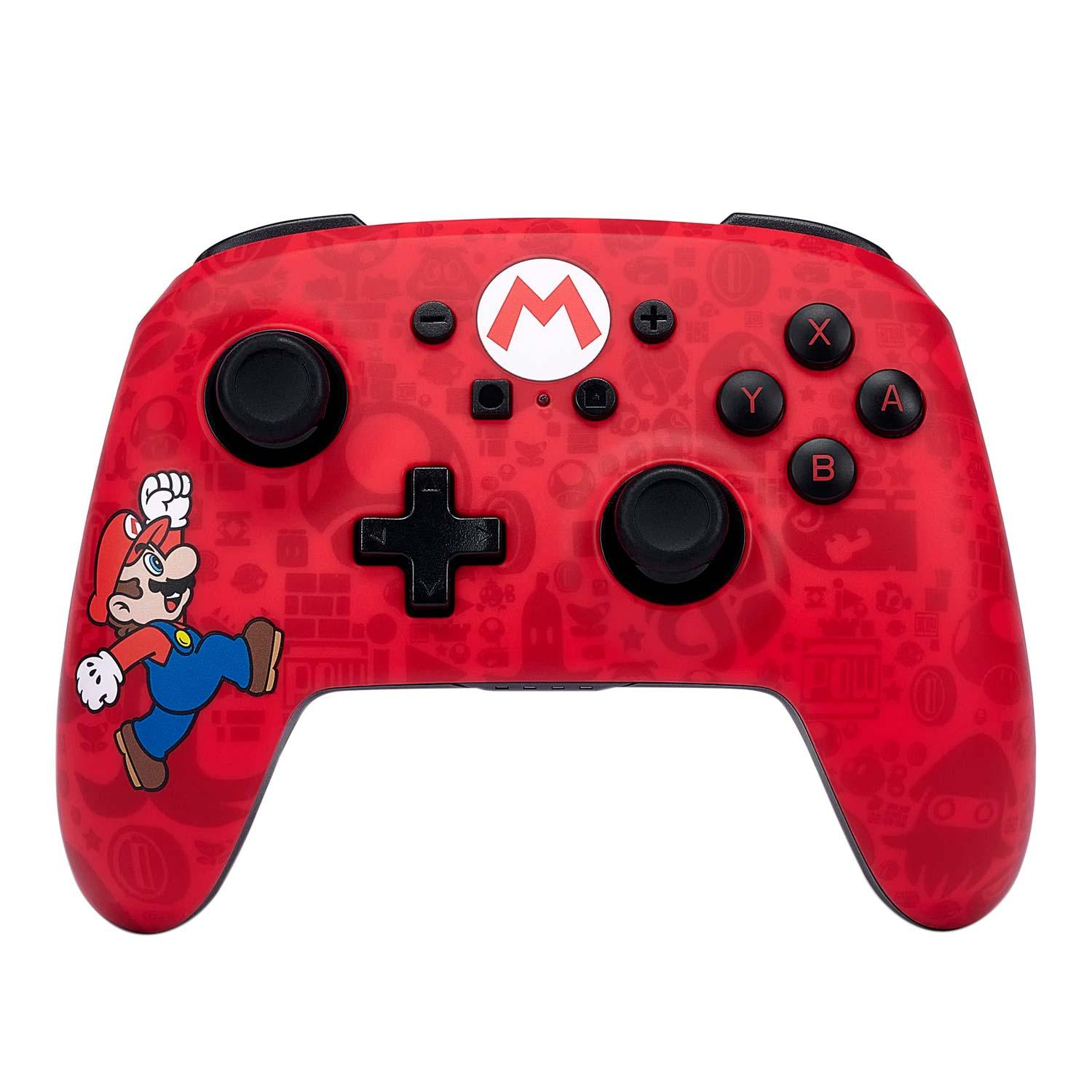 Controlador Inalámbrico Powera Enhanced Wireless Here We Go Mario Para Nintendo Switch - Pwa-a-00654
