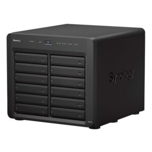 Server Nas Synology Ds2422+ Diskstation Ddr4 Amd Ryzen V1500b De 12 Bahías, Color Negro