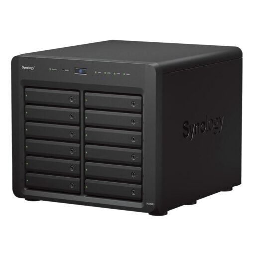 Server Nas Synology Ds2422+ Diskstation Ddr4 Amd Ryzen V1500b De 12 Bahías, Color Negro