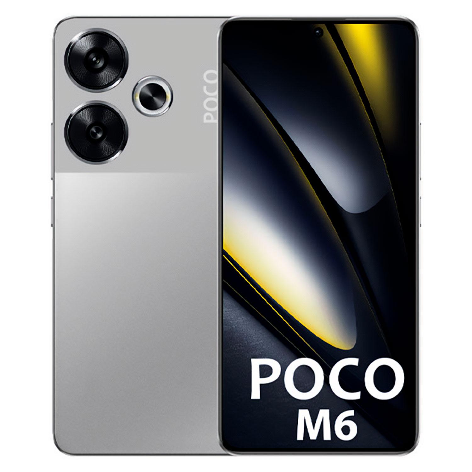 Xiaomi Poco M6 4g Smartphone Global 256 Gb 8 Gb Ram Dual Sim Pantalla De 6,79" - Plata