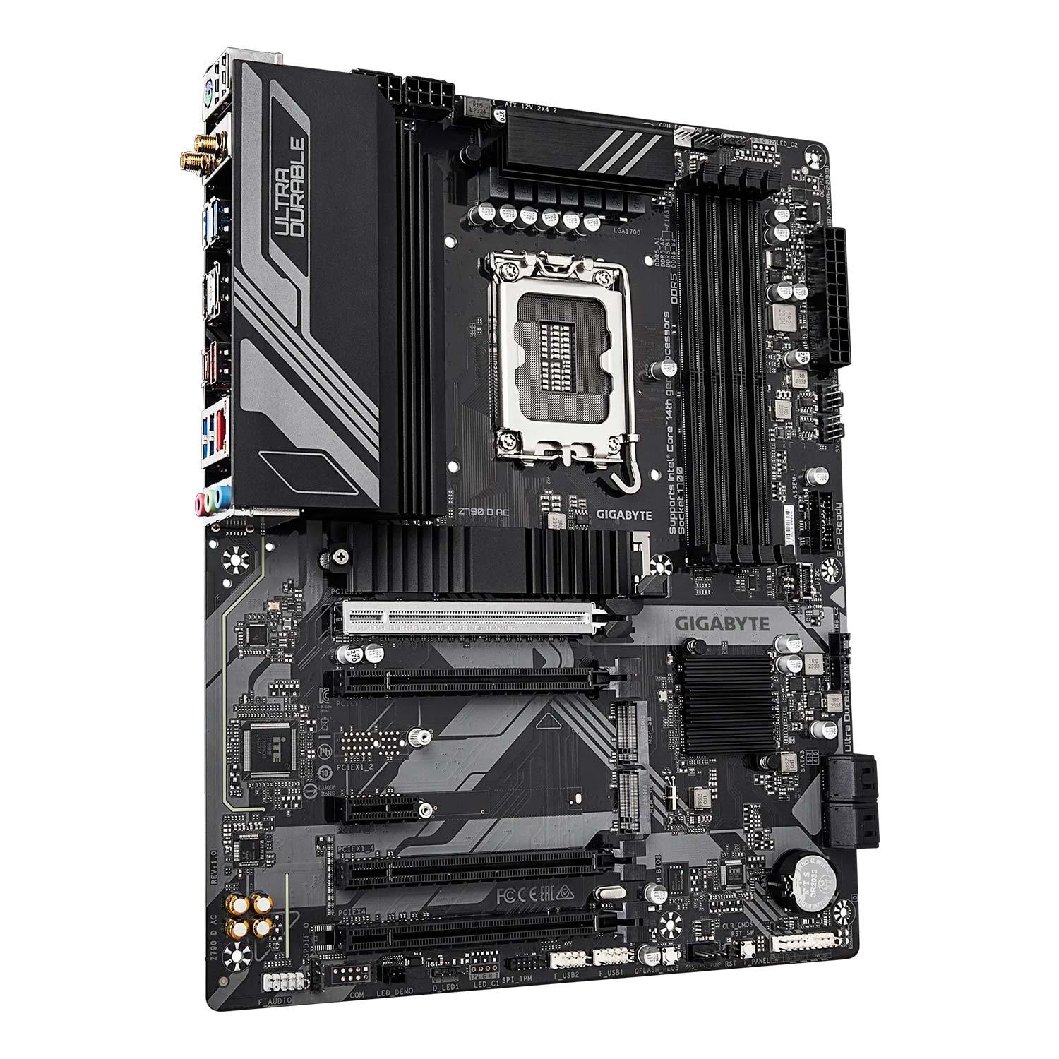 Alternative view of Título: Gigabyte Z790 D Ac Ddr5 Socket Lga 1700 Intel Z790 Atx