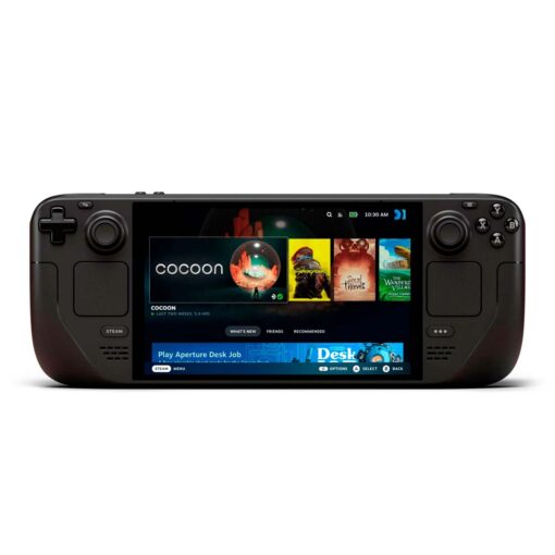 Consola Portátil Valve Steam Deck Oled Con Pantalla De 7,4" Y 1 Tb Y 16 Gb De Ram, Color Negro
