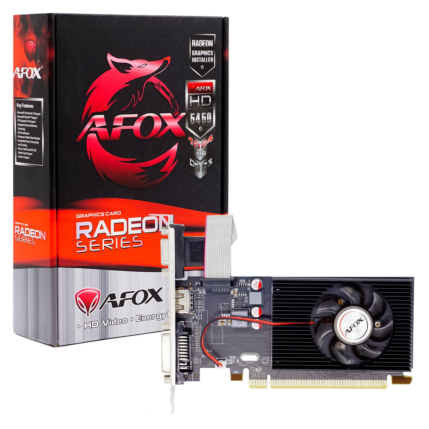 Tarjeta De Video Afox Radeon Hd5450 1 Gb Ddr3 - Af5450-1024d3l5