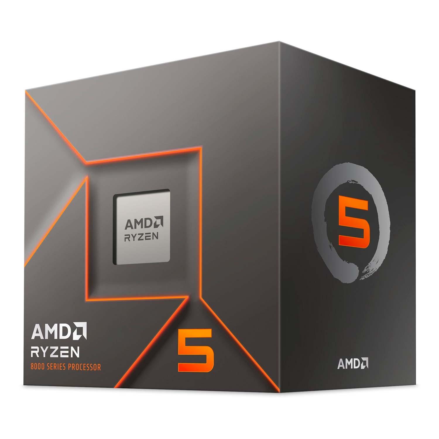 Procesador Amd Ryzen 5 8400f Socket Am5 6 Núcleos 12 Subprocesos 4,2 Ghz Y 4,7 Ghz Turbo Cache 22 Mb