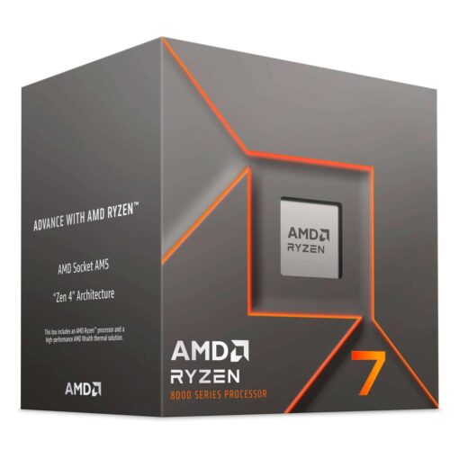 Alternative view of Procesador Amd Ryzen 7 8700f Socket Am5 De 8 Núcleos, 16 Subprocesos, 4,1 Ghz Y 5,0 Ghz, Caché Turbo De 24 Mb