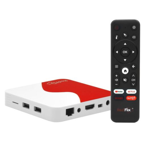 Receptor Wifi Redflix Red+ 4k 16 Gb 2 Gb Ram - Blanco