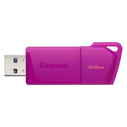 Memoria Usb 3.2 Datatraveler Exodia De 128 Gb De Kingston, Color Morado Kc-u2l128-7lp