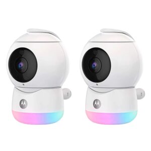 Cámara De Seguridad Wifi Motorola Peekaboo Twin-w Full Hd - Color Blanco