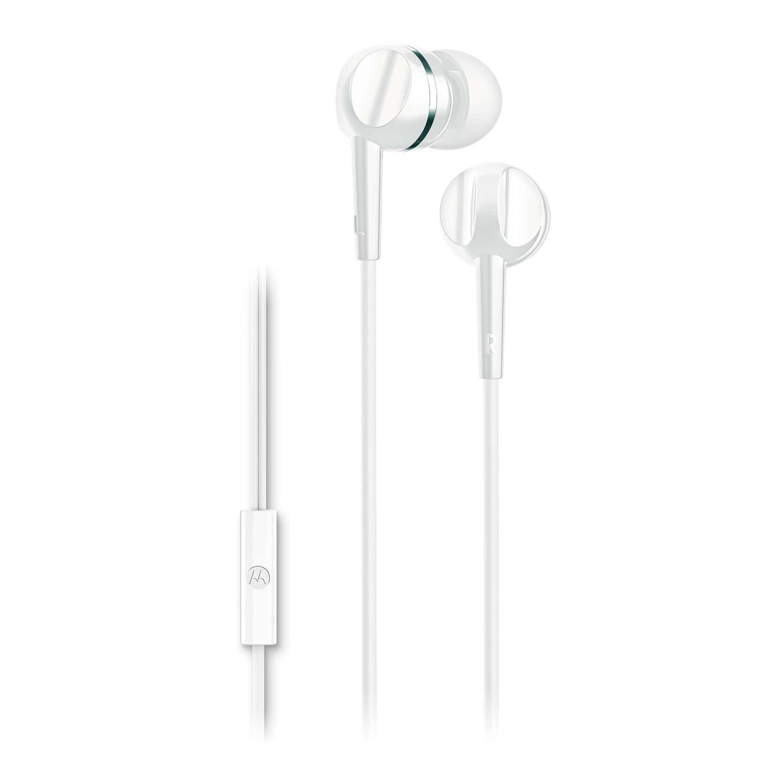 Alternative view of Auriculares Motorola Earbuds 105 Con Conector De 3,5 Mm, Color Blanco