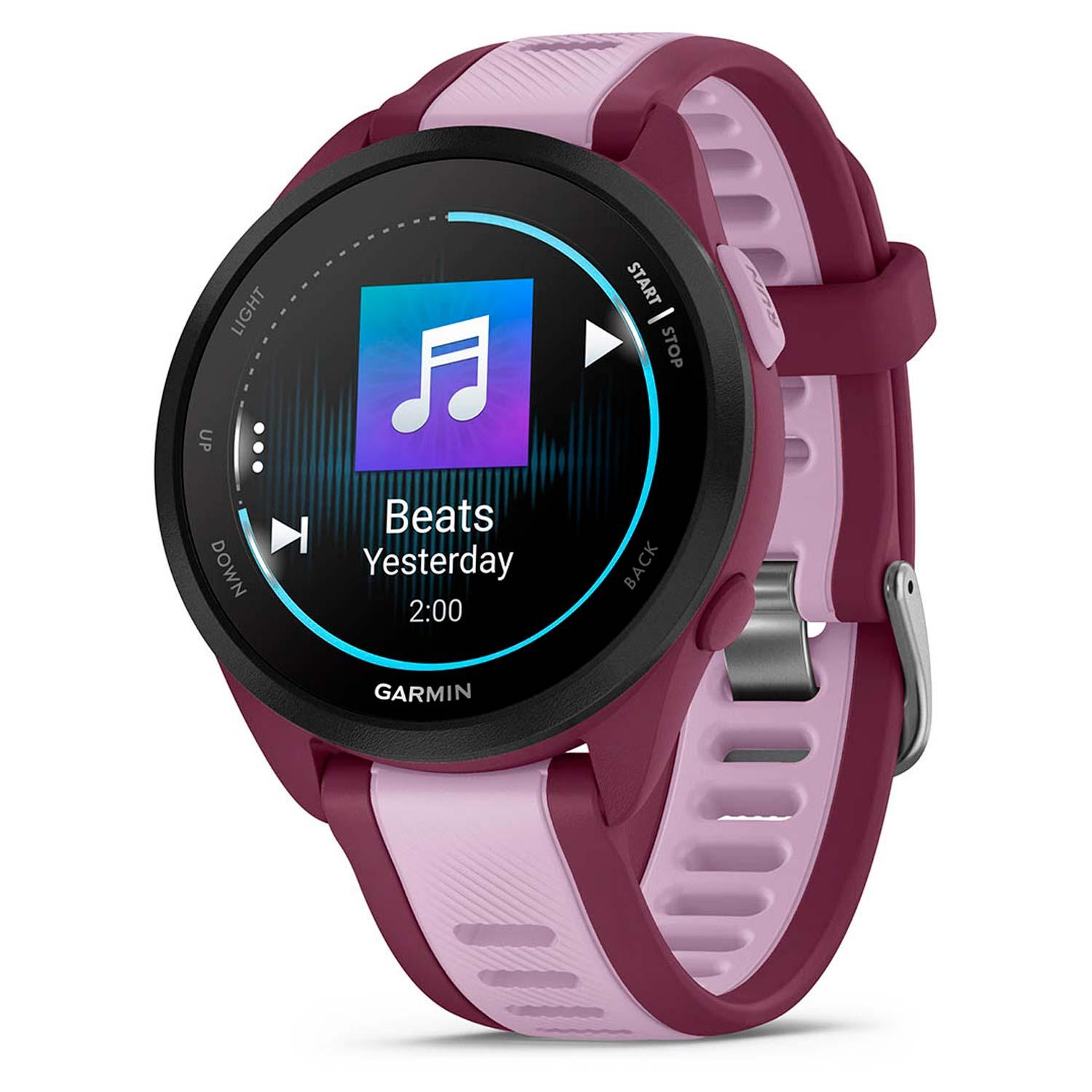 Mouse Garmin Forerunner 165 Música - Berry Lilac 010-02863-33
