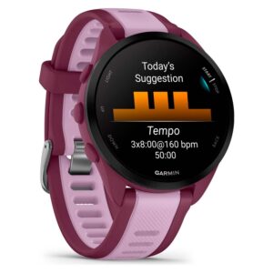 Mouse Garmin Forerunner 165 Música - Berry Lilac 010-02863-33 - Imagen 4