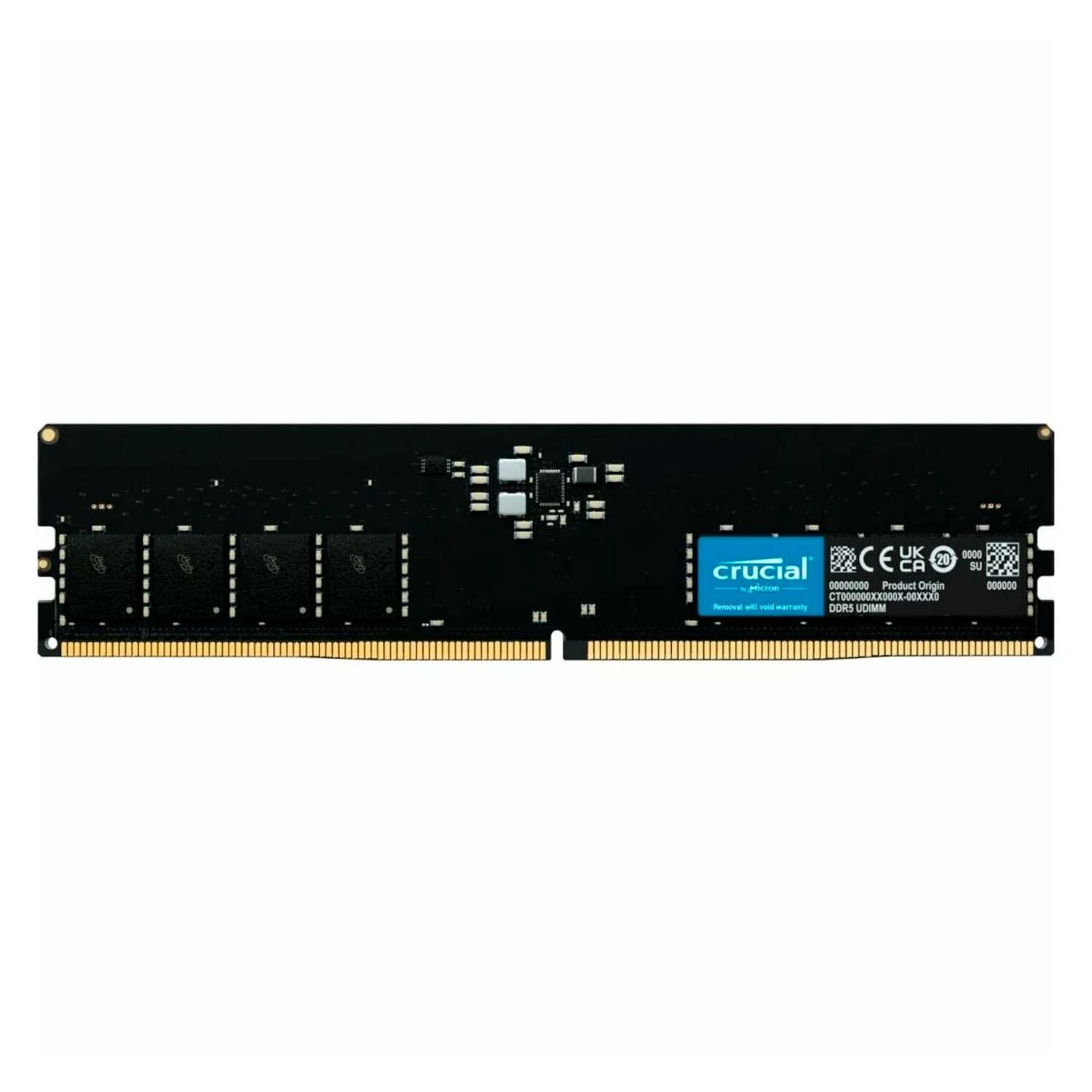 Memoria Ram Crucial Ddr5 De 32 Gb Y 5600 Mhz: Ct32g56c46u5