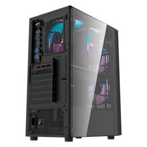 Gabinete Darkflash A290 Argb Con 3 Ventiladores, Color Negro - Imagen 3