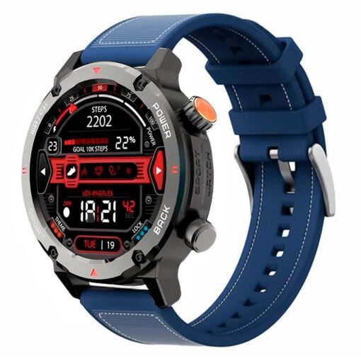 Smartwatch Con Bluetooth Imilab Imiki Xplorer Scout D2 - Negro Azul