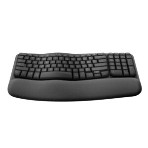 Teclado Inalámbrico Ergonómico Logitech Wave Keys 920-012278 - Negro