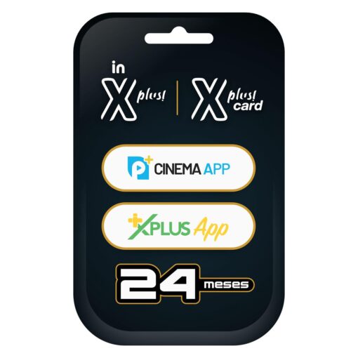 Tarjeta De Activación En Xplus Tarjeta Iptv Xplus App + Cinema App - 24 Meses