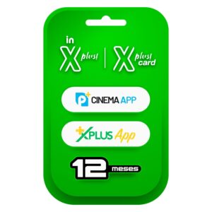 Tarjeta De Activación En Xplus Tarjeta Iptv Xplus App + Cinema App - 12 Meses