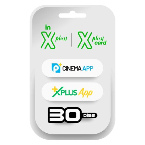 Tarjeta De Activación De La Aplicación Xplus Card Iptv Xplus + Aplicación Cinema - 30 Días