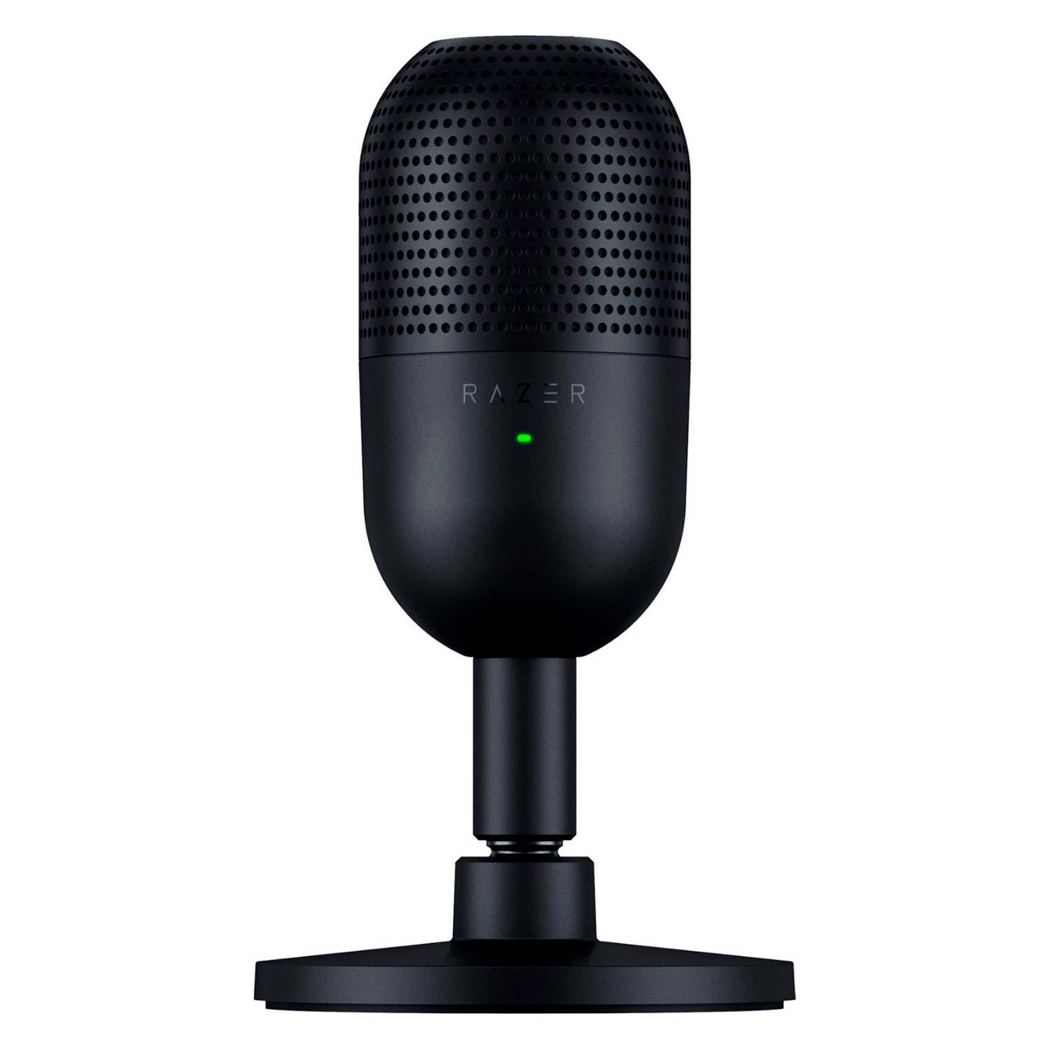 Micrófono De Condensador Mini Razer Seiren V3, Color Negro Rz19-05050100-r3u1