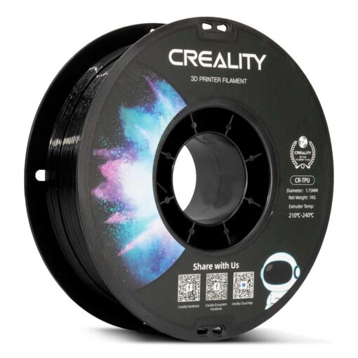 Filamento Cr-tpu Creality 1 Kg 1,75 Mm Para Impresora 3d - Negro