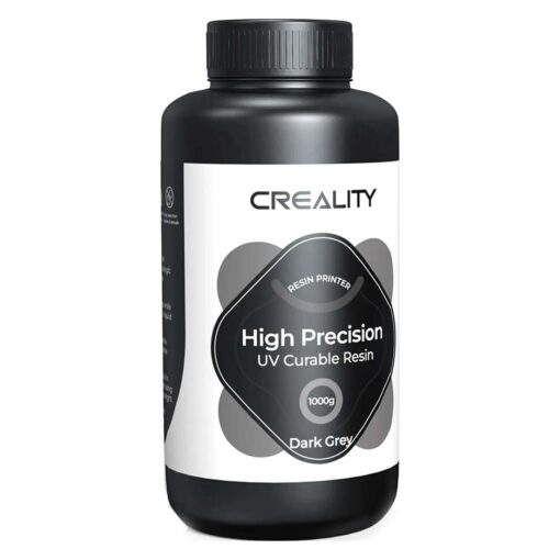 Resina De Alta Precisión 1kg Para Impresora 3d Creality - Plástico Gris Oscuro