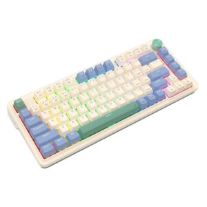 Teclado Inalámbrico Redragon Ucal K673 Pro K673cpg Rgb Con Interruptores De Diseño Rojo Y 75 % De Capacidad, Color Negro - Imagen 4