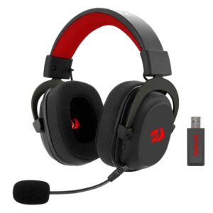 Auriculares Inalámbricos Para Juegos Redragon Zeus Pro Rgb, Color Negro