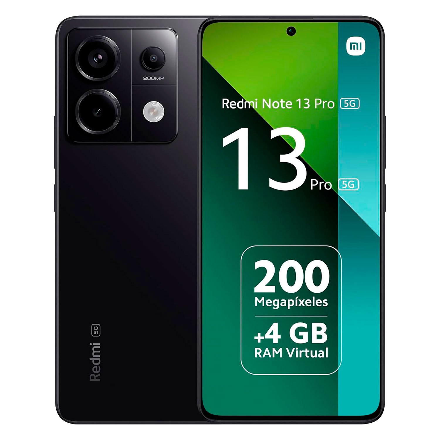 Xiaomi Redmi Note 13 Pro 5g Smartphone 256gb 8gb Ram Dual Sim Pantalla De 6,67" China - Negro (sello Pequeño)