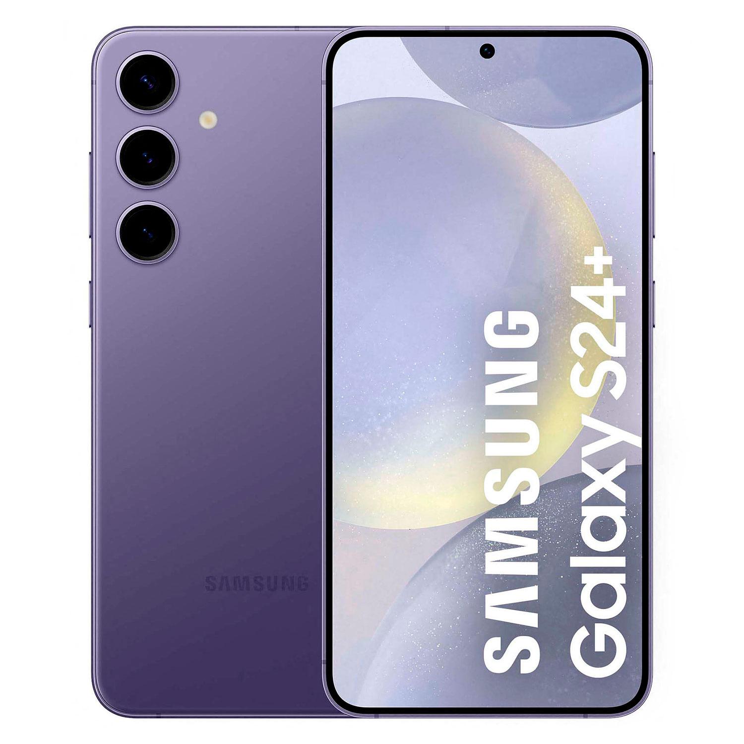 Samsung Galaxy S24+ 5g S926b Smartphone Con Pantalla De 6,7" Y Doble Sim De 256 Gb Y 12 Gb De Ram, Color Violeta (funda Delgada)