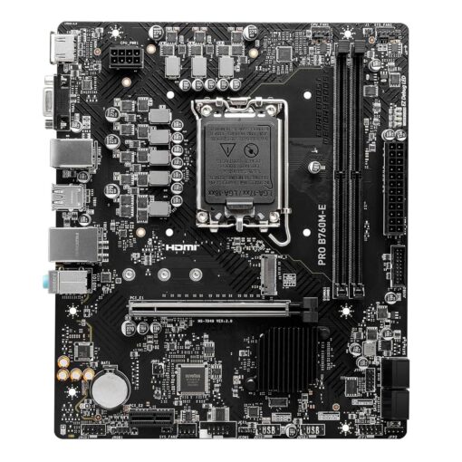 Alternative view of Placa Madre Msi Pro B760m-e Ddr5 Socket Lga 1700 Chipset Intel B760 Micro Atx