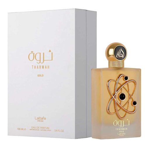 Lattafa Tharwah Gold Eau De Parfum Para Mujer 100 Ml
