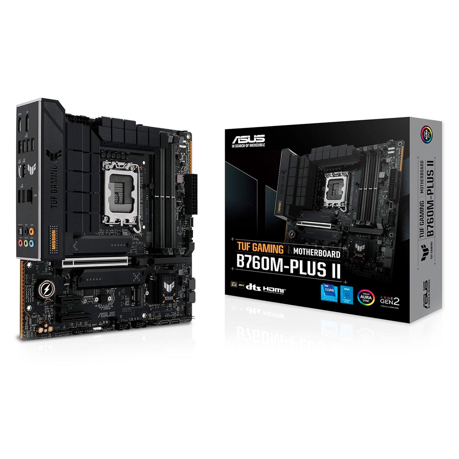 Asus Tuf Gaming B760m Plus Ii Ddr5 Socket Lga 1700 Chipset Intel B760 Micro Atx