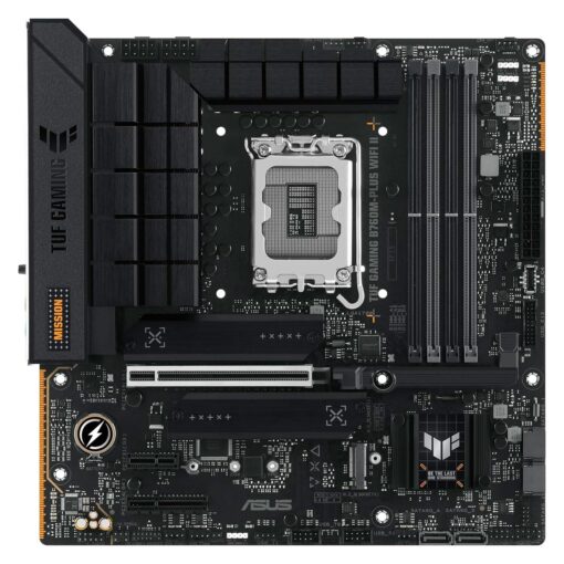 Alternative view of Asus Tuf Gaming B760m Plus Wifi Ii Con Zócalo Lga 1700, Chipset Intel B760, Ddr5, Micro Atx
