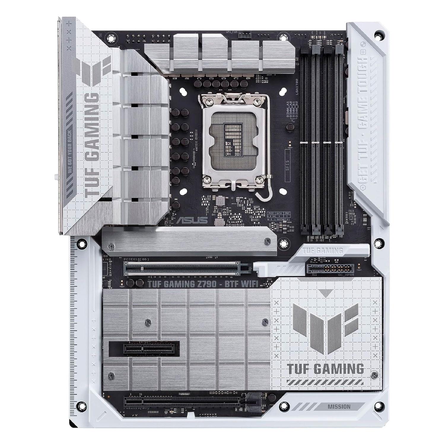 Alternative view of Asus Tuf Gaming Z790-btf Wifi Con Zocal Lga 1700, Chipset Intel Z790 Ddr5 Atx