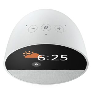 Smartwatch Despertador Inteligente Amazon Echo Spot 2024 Con Alexa, Color Blanco - Imagen 3