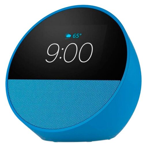 Smartwatch Despertador Inteligente Amazon Echo Spot 2024 Con Alexa, Color Azul