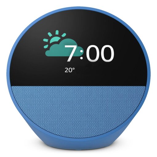 Alternative view of Smartwatch Despertador Inteligente Amazon Echo Spot 2024 Con Alexa, Color Azul