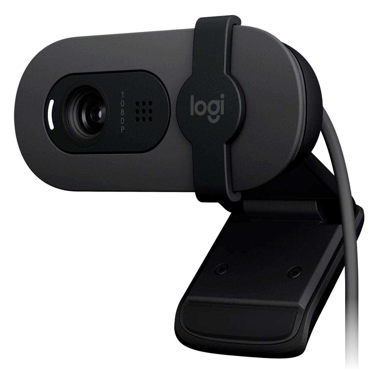 Cámara Web Full Hd Logitech Brio 105 Con Micrófono Incorporado De 30 Fps 960-001591 - Grafito