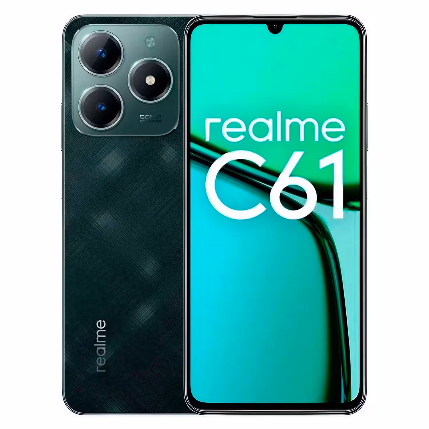 Smartphone Realme C61 Rmx3930 128gb 4gb Ram Dual Sim Pantalla 6.74" - Verde