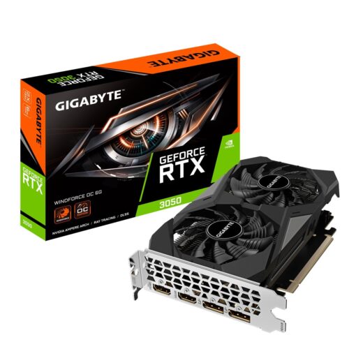 Tarjeta De Video Gigabyte Windforce Oc Nvidia Geforce Rtx 3050 6 Gb Gddr6 - Gv-n3050wf2oc-6gd