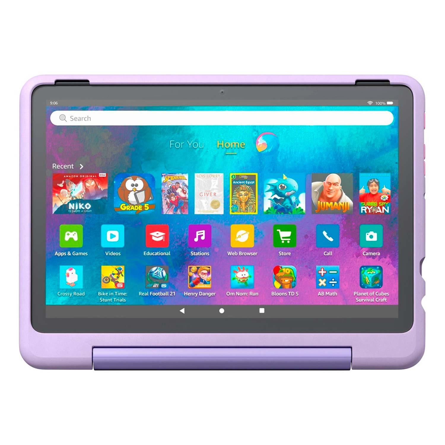 Tableta Amazon Fire Hd 10 Kids Pro 2023 Con Pantalla De 10,1" Y 32 Gb, Color Morado