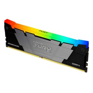 Memoria Ram Kingston Fury Renegade Rgb De 8 Gb Ddr4 A 3600 Mhz - Negro Kf436c16rb2a/8 - Imagen 2