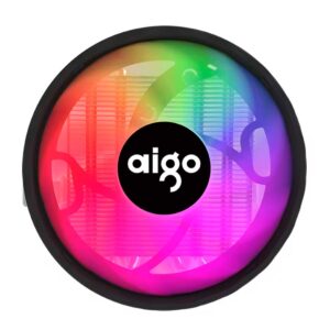 Disipador De Calor Para Cpu Aigo Ice400x Rgb, Color Negro