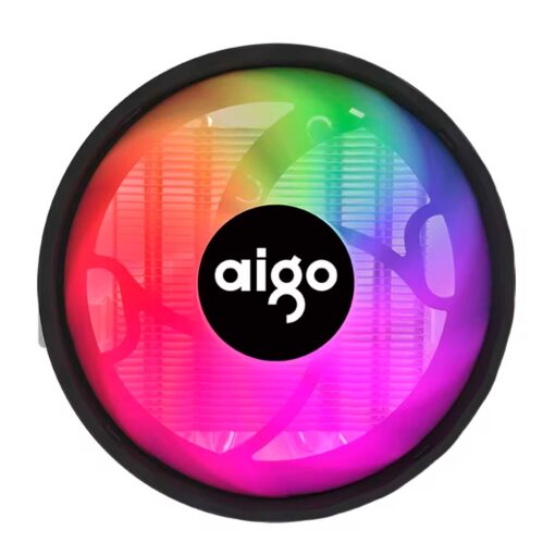 Disipador De Calor Para Cpu Aigo Ice400x Rgb, Color Negro