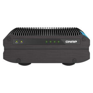 Qnap Ts-i410x-8g-us Servidor De Almacenamiento Nas Intel Atom X6425e De 4 Bahías - Negro - Imagen 4