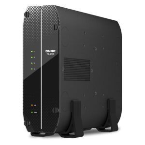 Servidor De Almacenamiento Nas De 4 Bahías Intel Celeron J6412 De Qnap Ts-410e-8g-us, Color Negro
