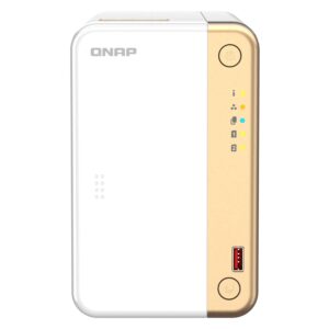 Servidor De Almacenamiento Nas De 2 Bahías Intel Celeron N4505 De Qnap Ts-262-4g-us, Color Blanco - Imagen 2