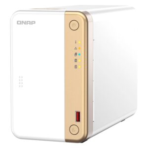 Servidor De Almacenamiento Nas De 2 Bahías Intel Celeron N4505 De Qnap Ts-262-4g-us, Color Blanco - Imagen 3