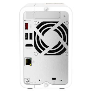 Servidor De Almacenamiento Nas De 2 Bahías Intel Celeron N4505 De Qnap Ts-262-4g-us, Color Blanco - Imagen 4